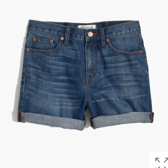 Madewell denim boyshorts in frances wash